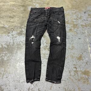 Ice Cream x Billionaire Boys Club BBC Skinny Mens Jeans Black 36x31